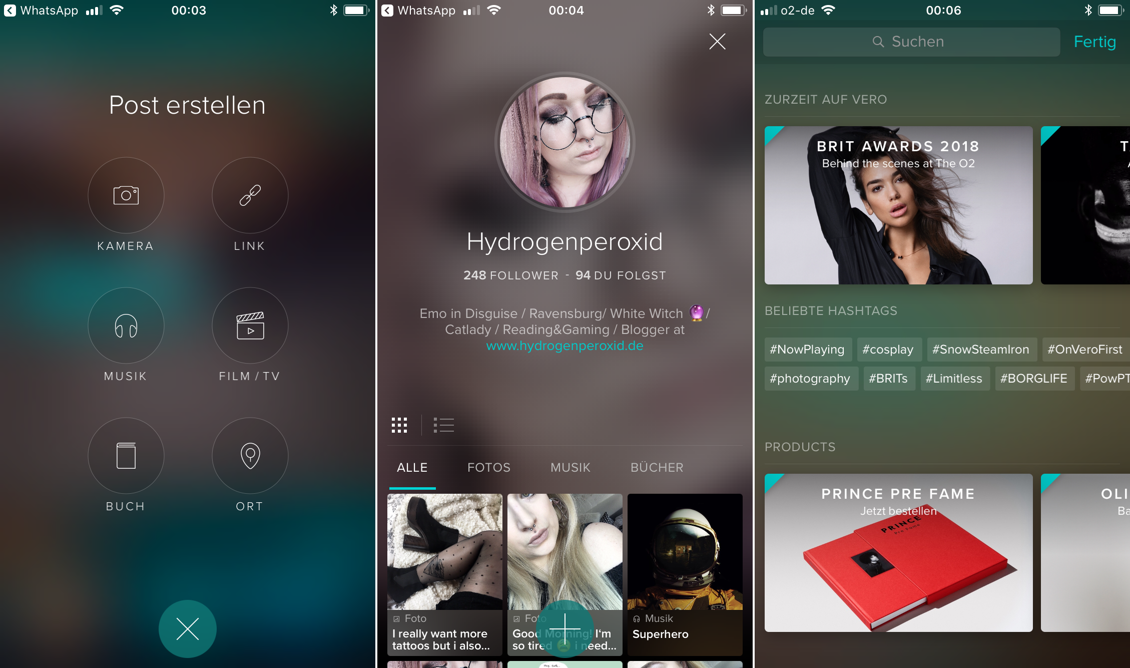 Vero True Social Funktionen